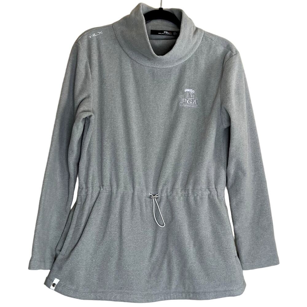 RLX Ralph Lauren PGA Tunic Sweater Women Medium Athletic Fall Golf Country Club